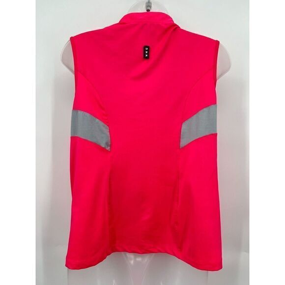 Jamie Sadock Sleeveless Golf Top Women's Medium Hot Pink Gray Pickleball - Picture 14 of 16